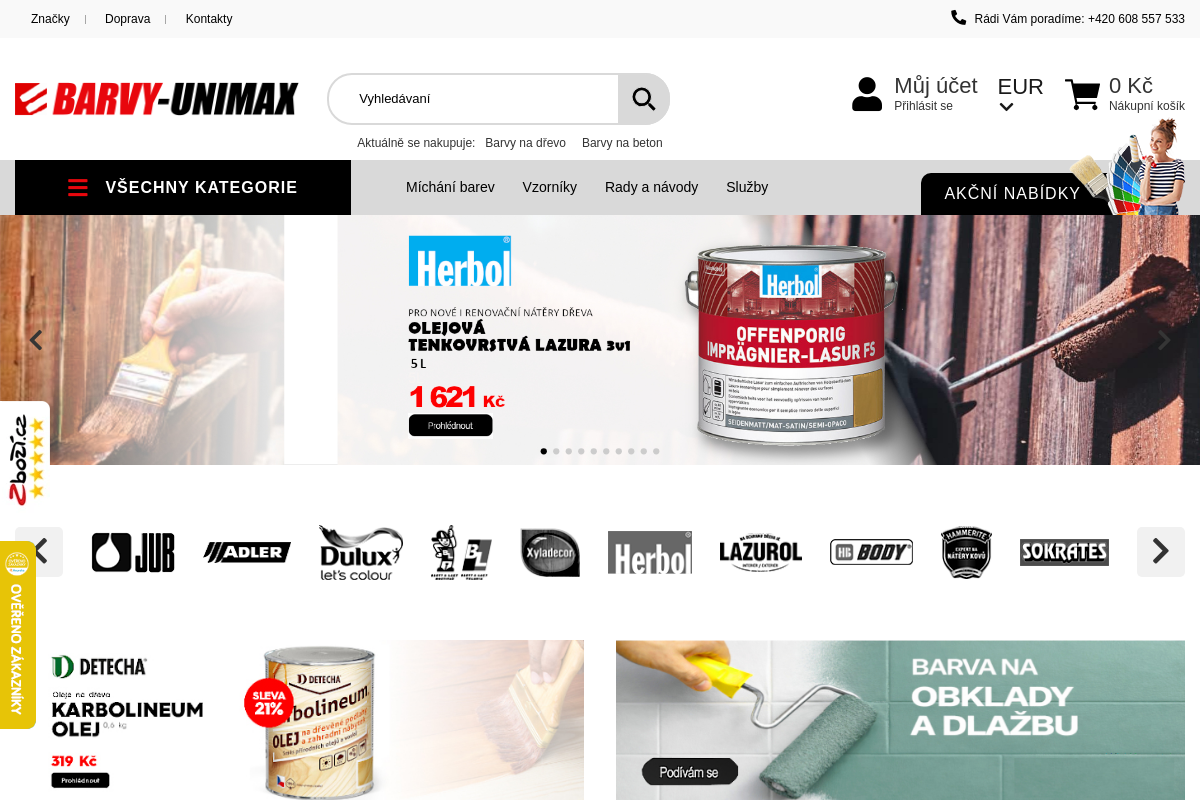 BARVY-UNIMAX.CZ