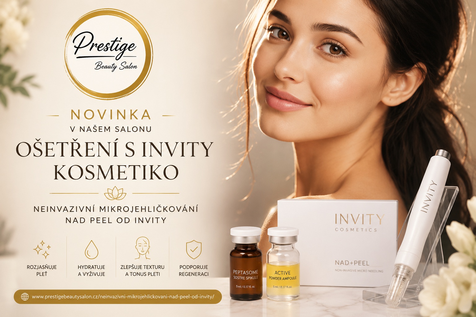 Novinka v našem salonu ošetření s invity kosmetiko