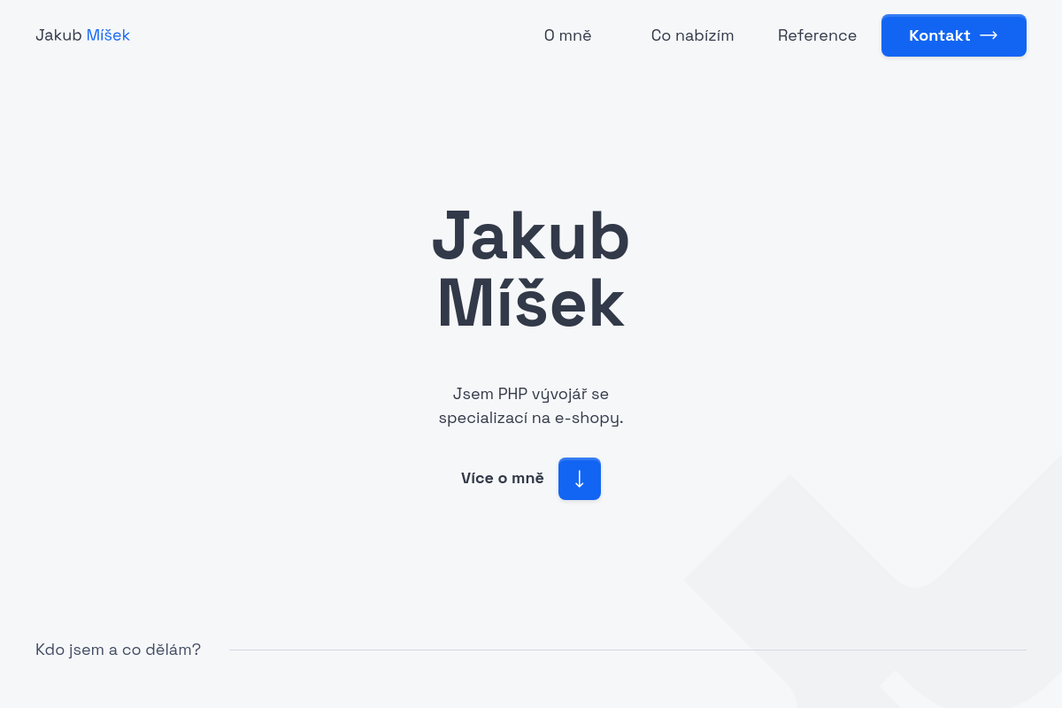 Ing. Jakub Míšek