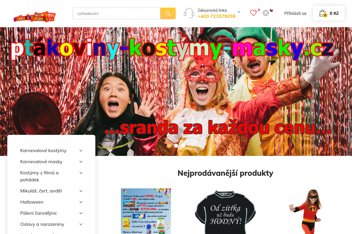 Ptakoviny-kostymy-masky.cz