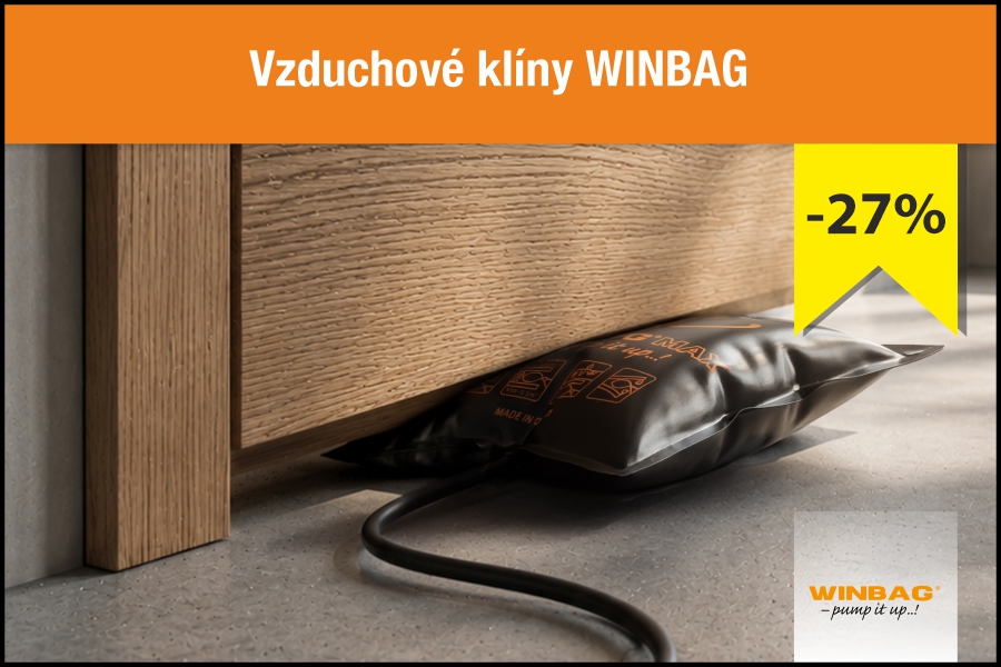 Vzduchové klíny Winbag v akční ceně