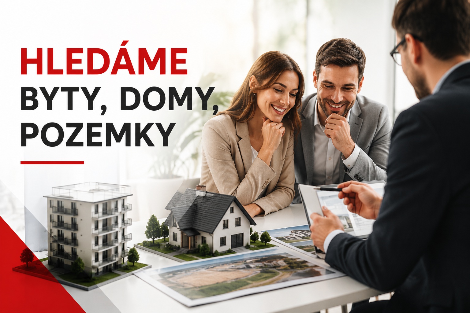Hledáme nemovitosti pro naše klienty