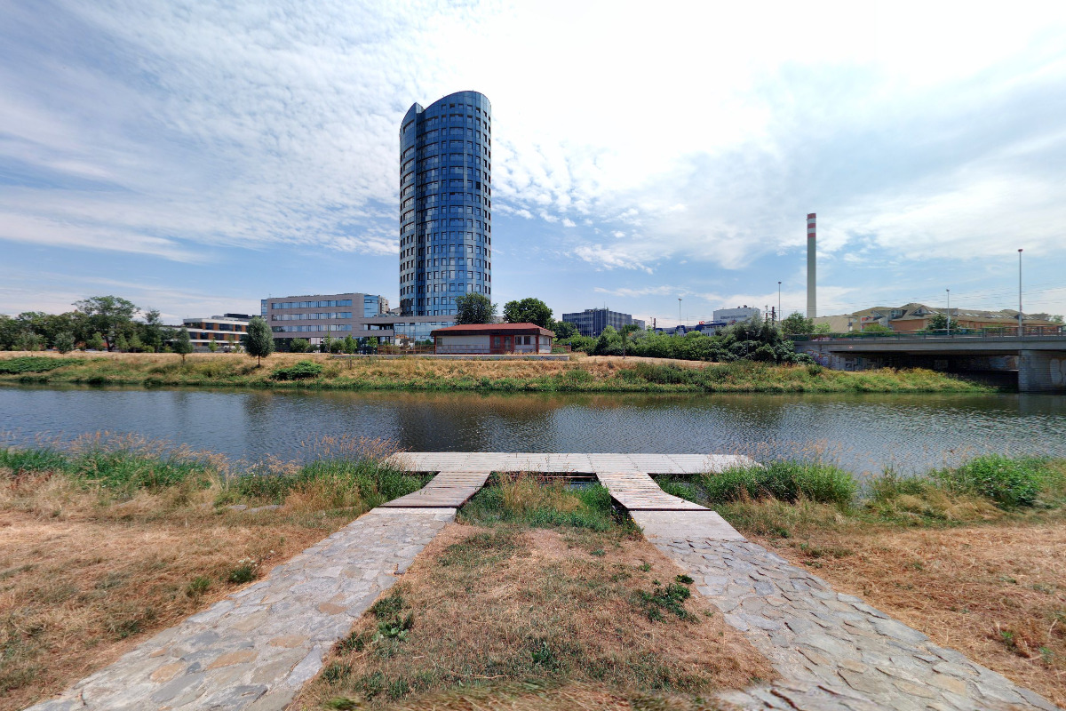 Molo Veslařského klubu Olomouc