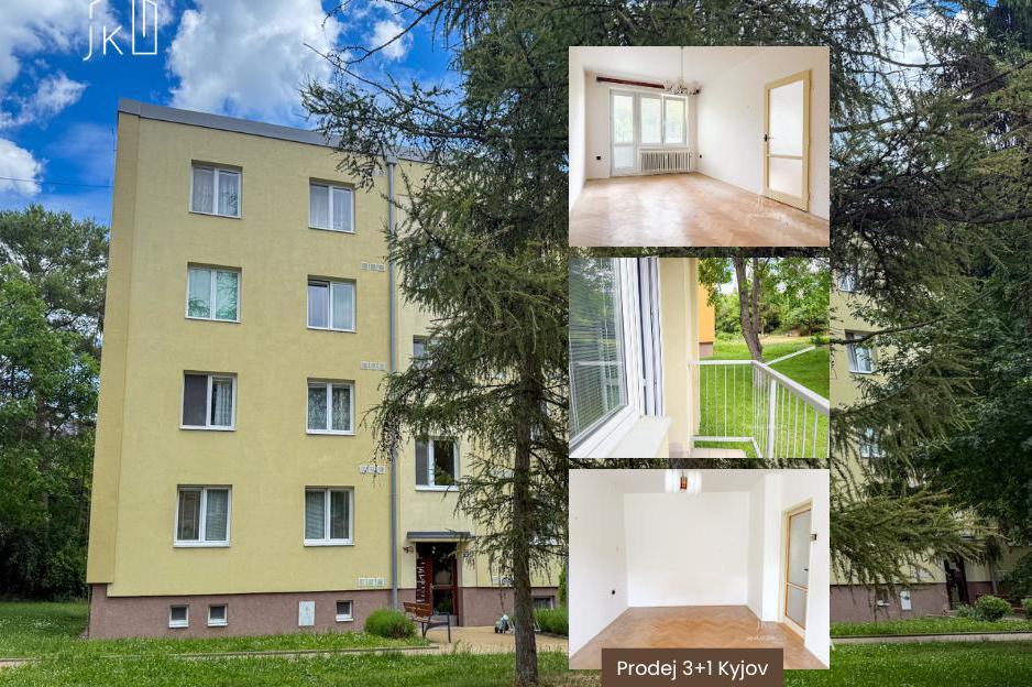 Prodej bytu 3+1, 67,45 m², balkon, Kyjov