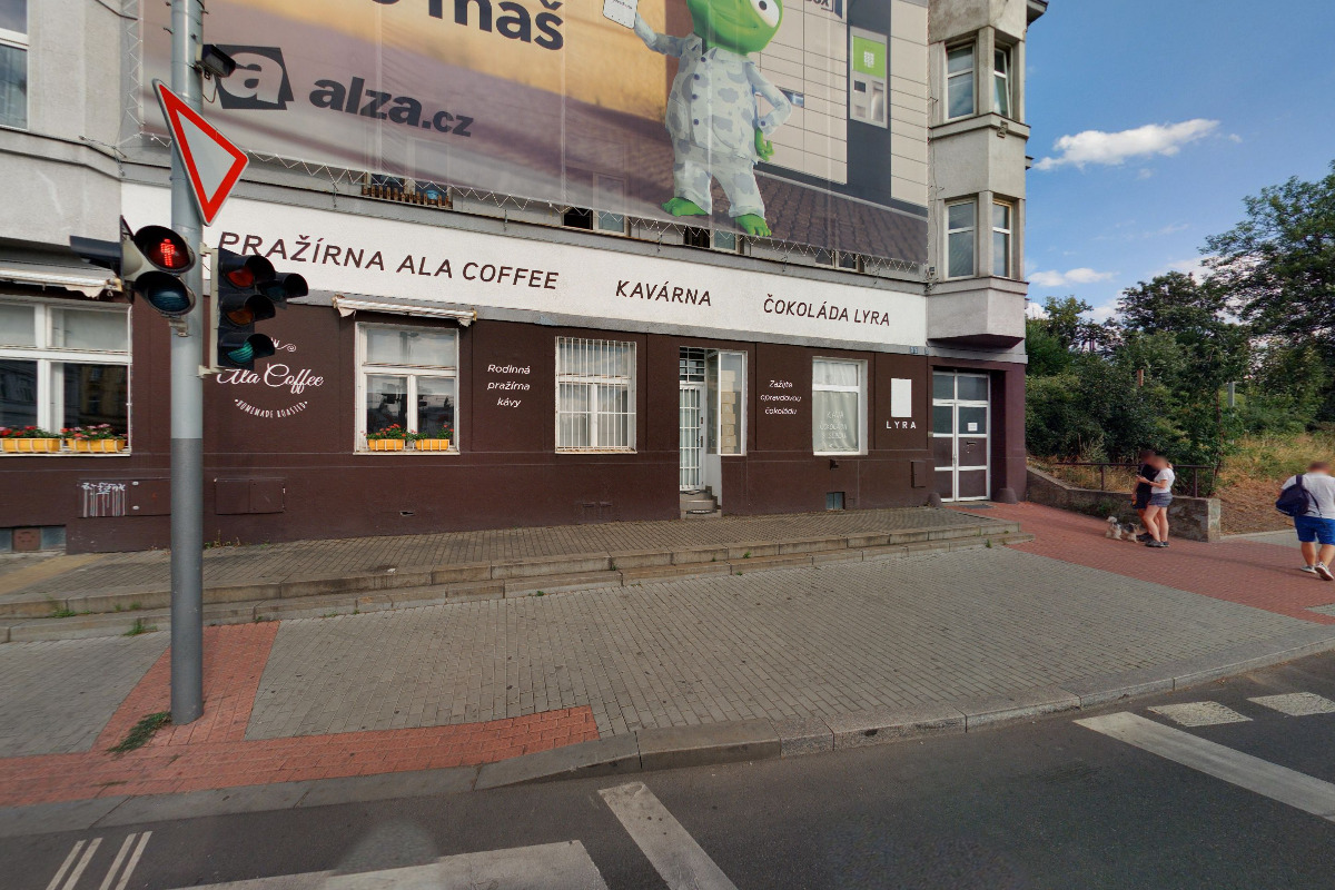 Točená zmrzlina u nádraží Libeň