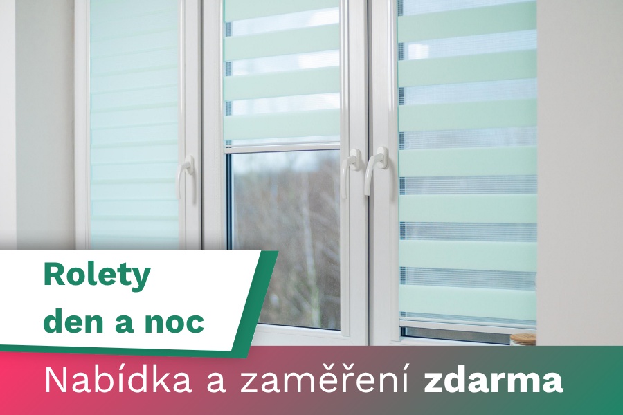 Rolety den a noc - nabídka a zaměření zdarma