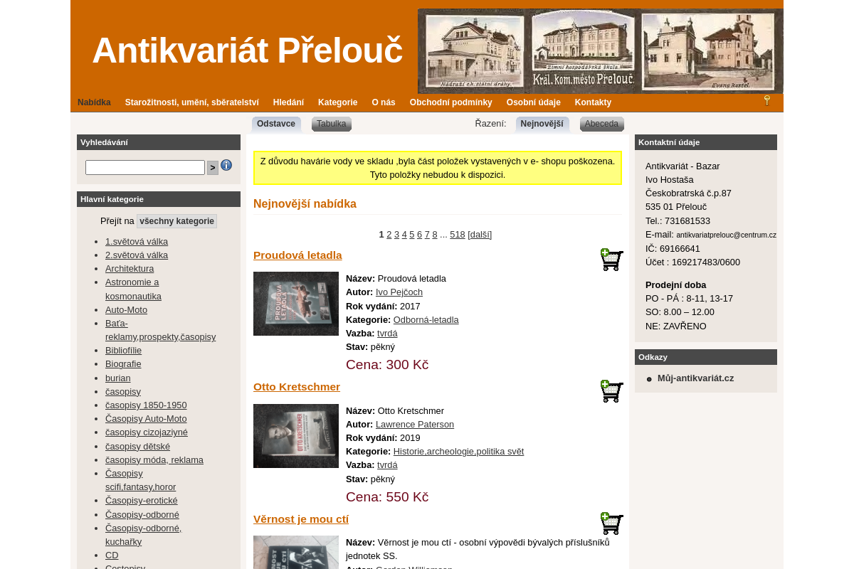 Antikvariat-prelouc.cz