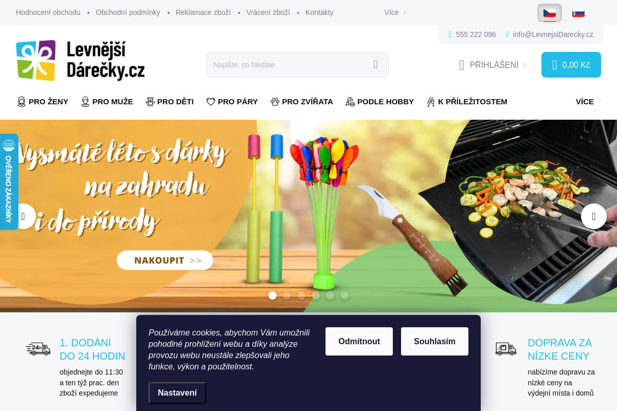 LevnejsiDarecky.cz