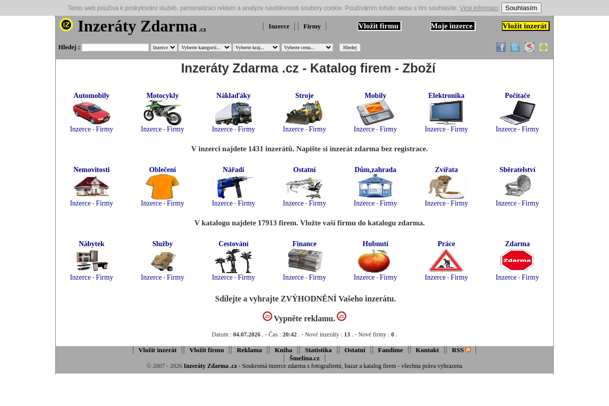 Inzeratyzdarma.cz