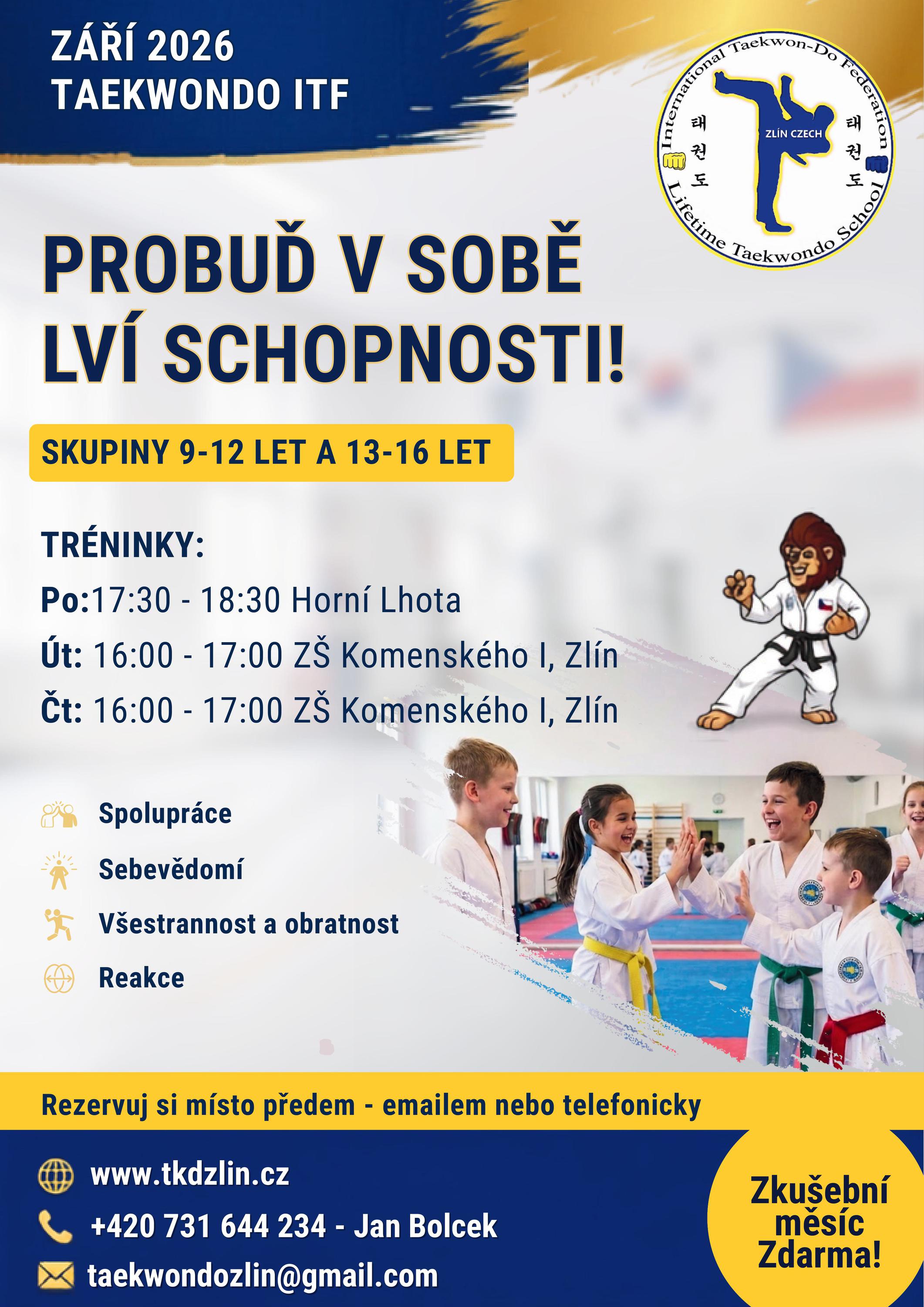 Lifetime Taekwondo School, z. s. foto 2