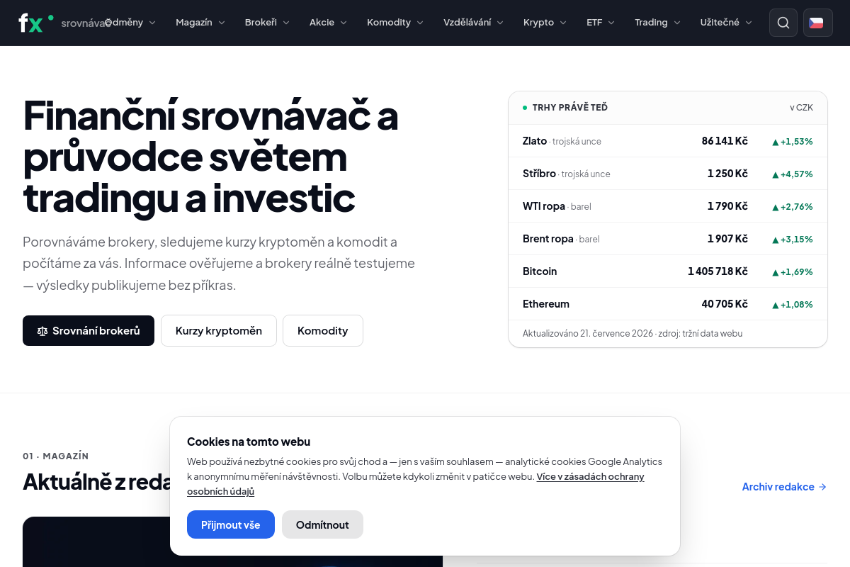Forexsrovnavac.cz