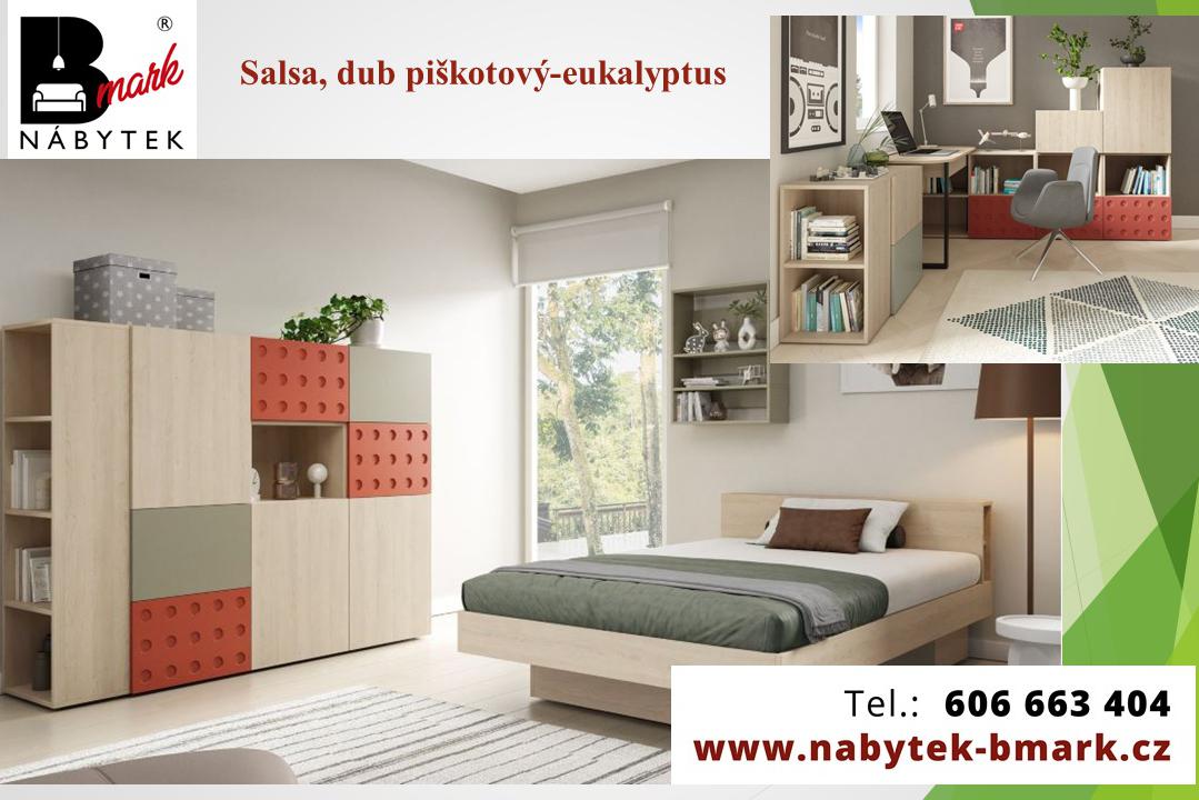 Dětský pokoj Salsa-dub piškotový-eukalyptus-salsa