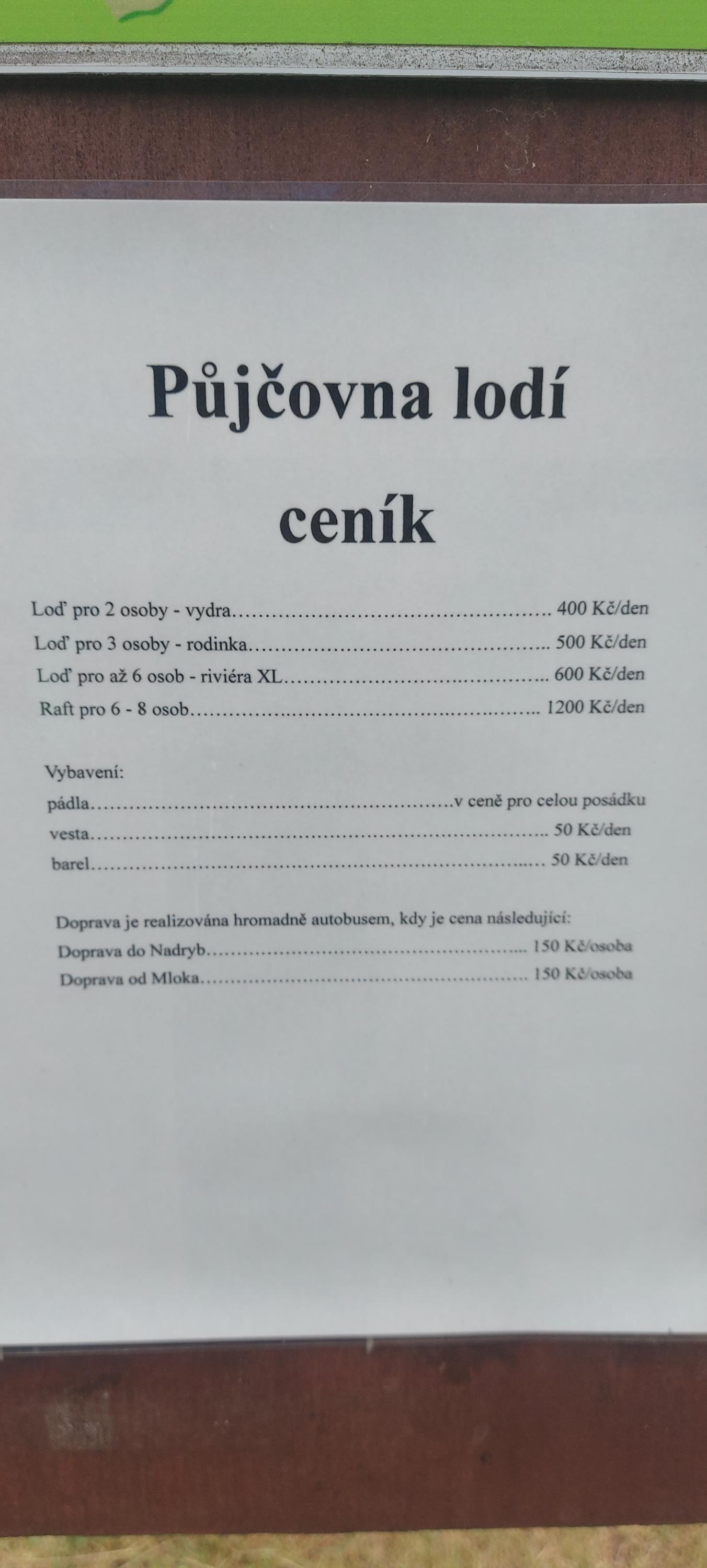 Půjčovna lodí Kobylka foto 4