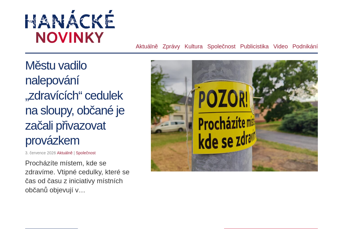 Hanácké novinky