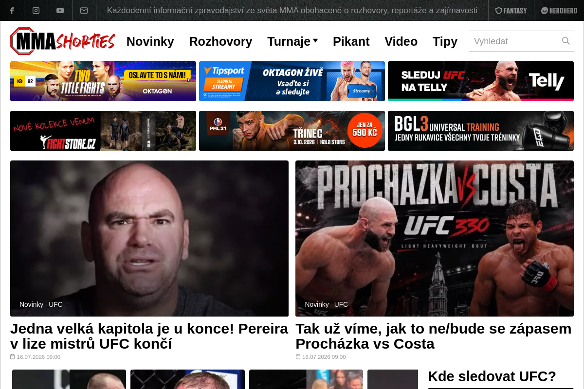 MMA Shorties