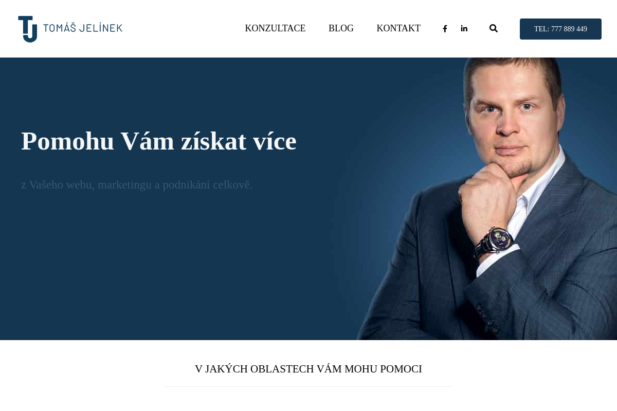 Tomáš Jelínek - marketingový poradce