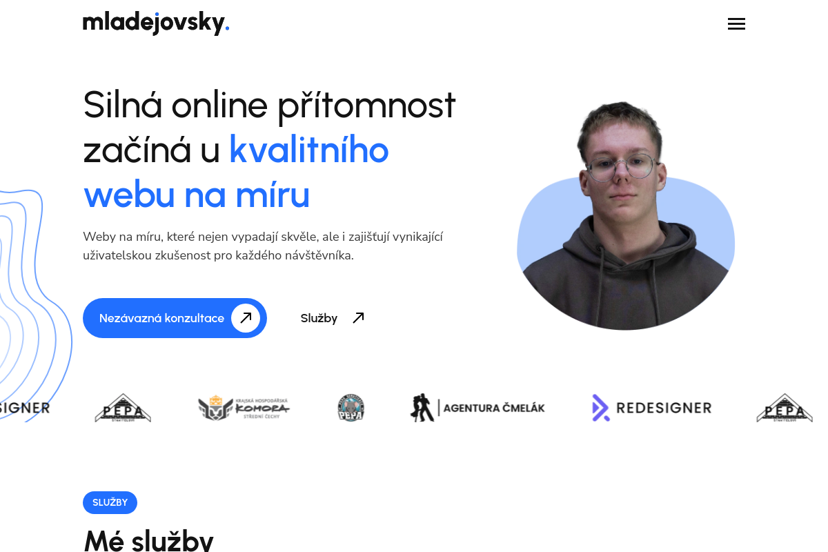Mladejovsky - tvorba webových stránek na míru