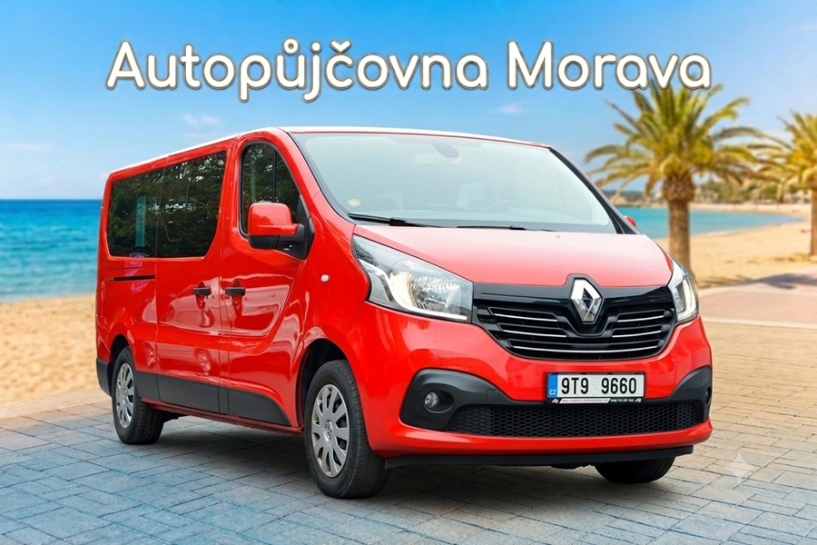 PRONÁJEM VOZU: Renault Trafic 8 míst - Long