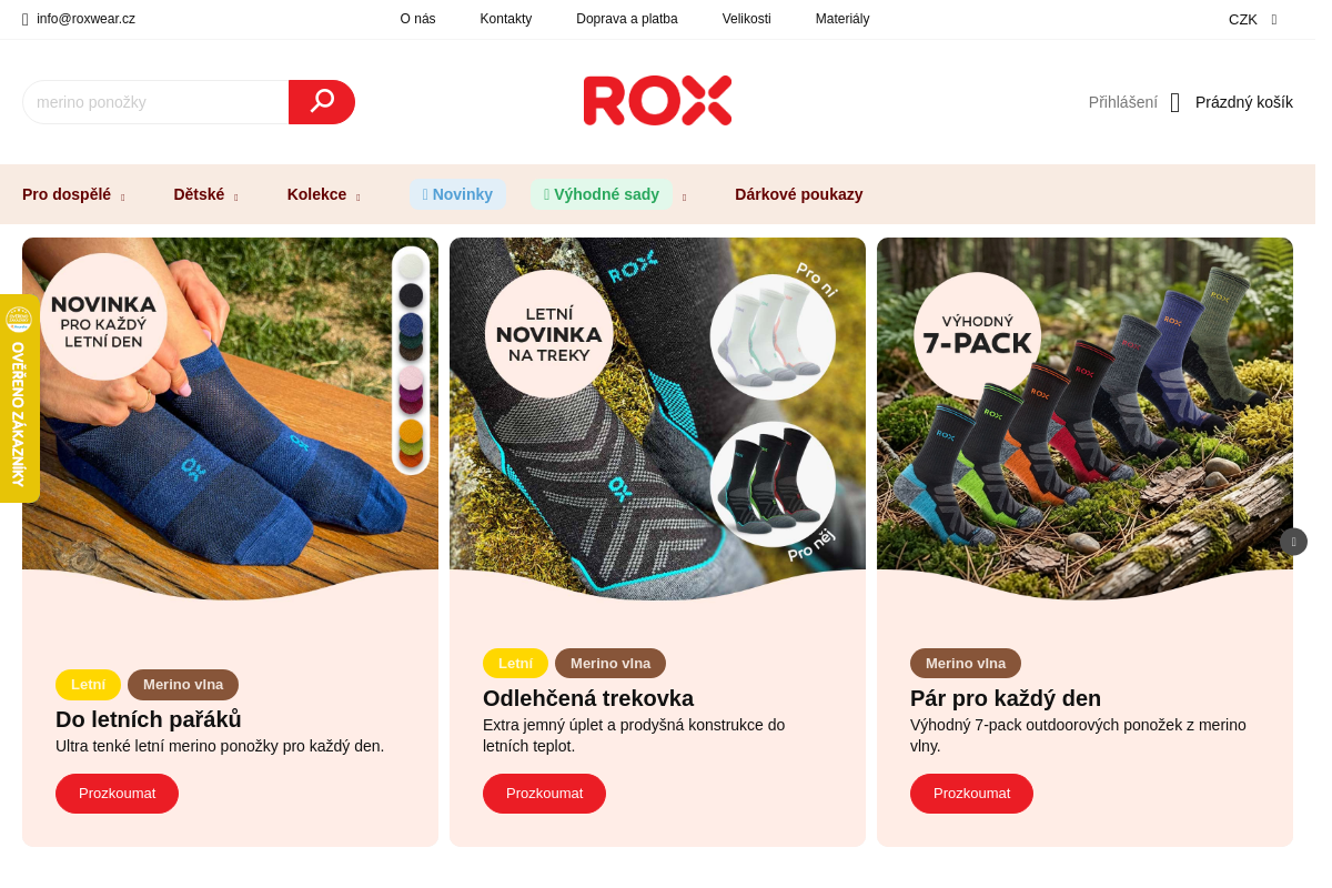 ROX - poctivé české ponožky