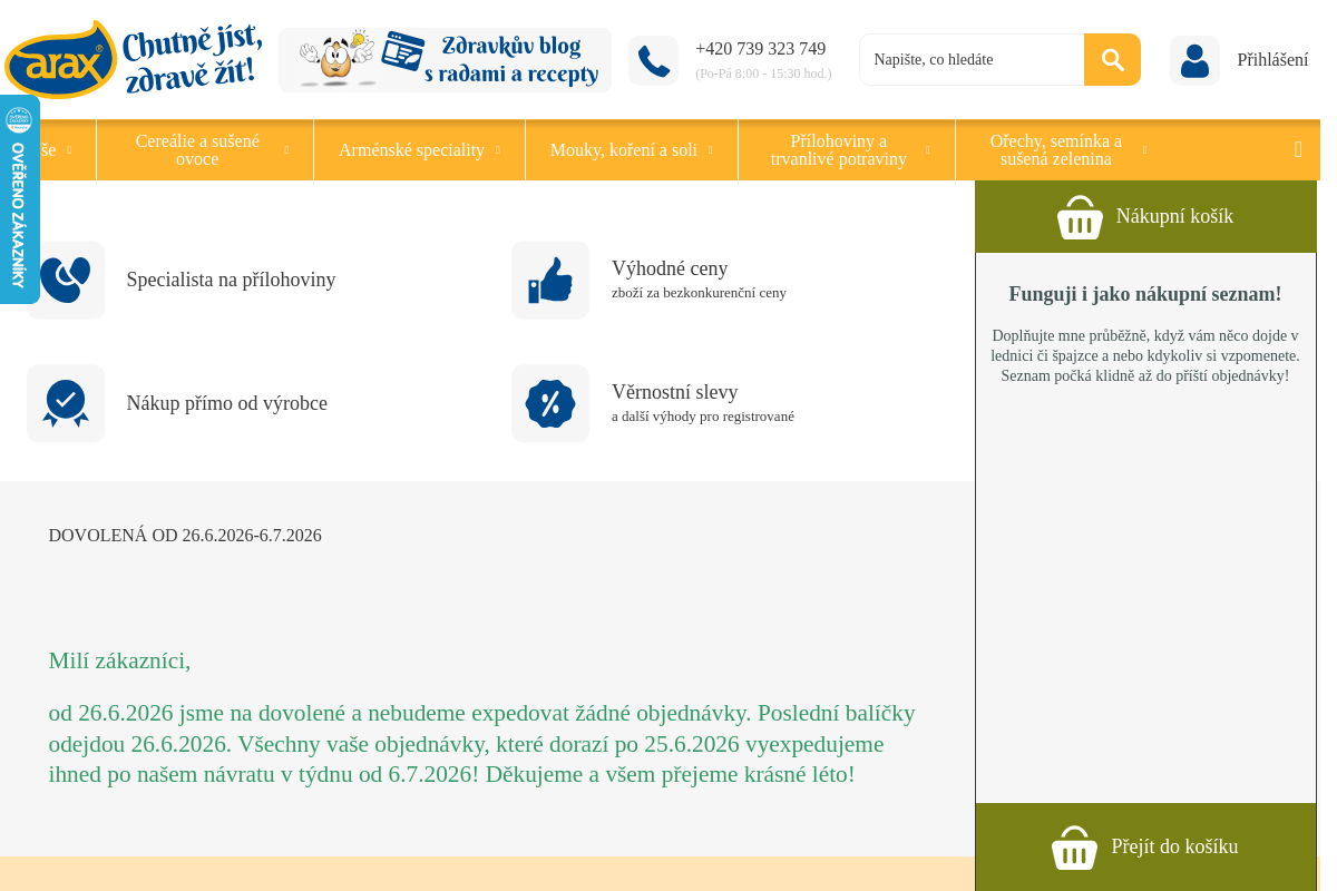 PotravinyArax.cz