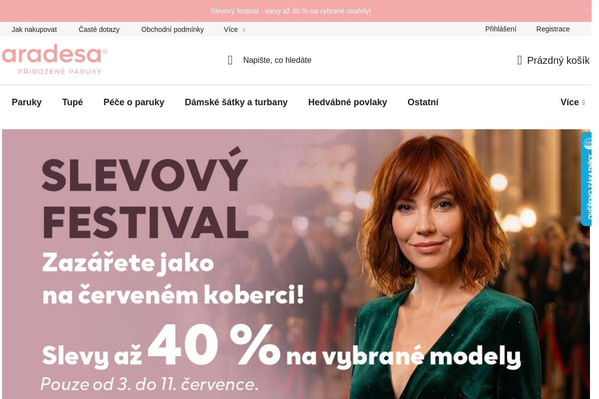 Aradesa Kvalitní paruky