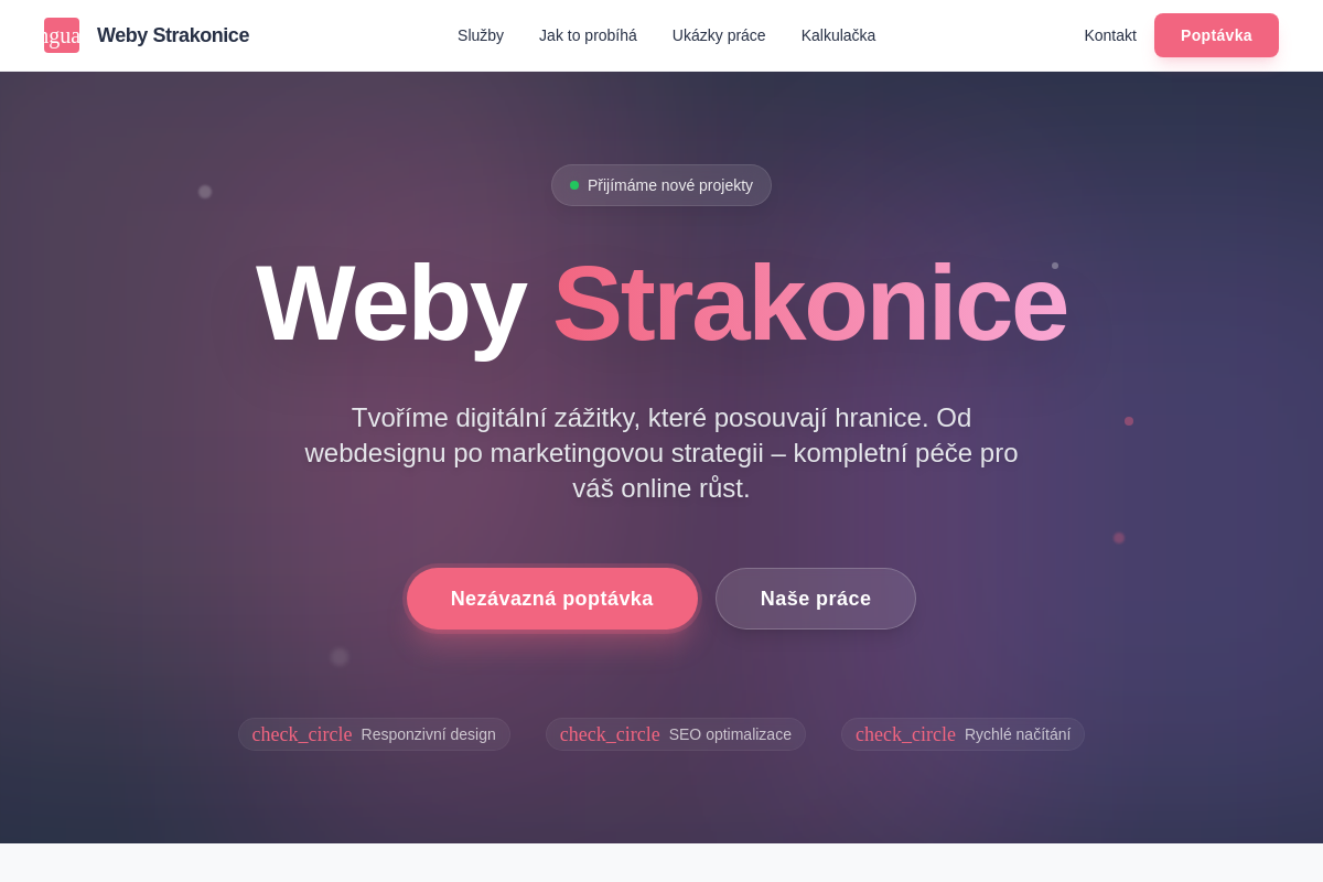 Tvorba webových stránek, Strakonice