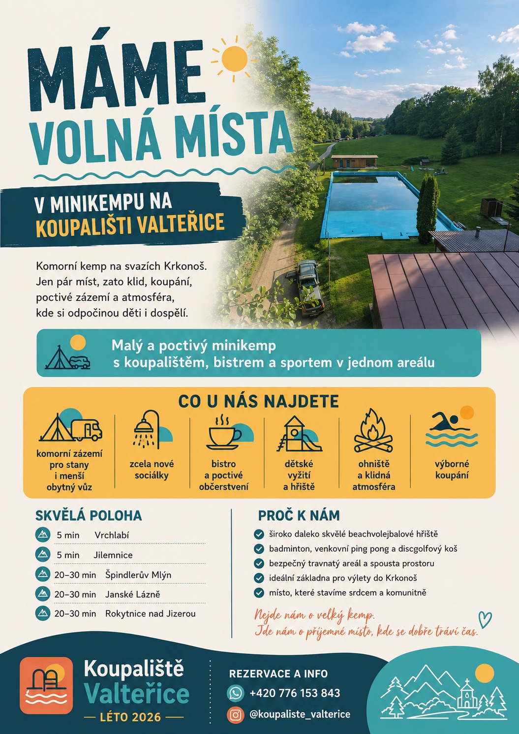 Koupaliště Valteřice foto 2