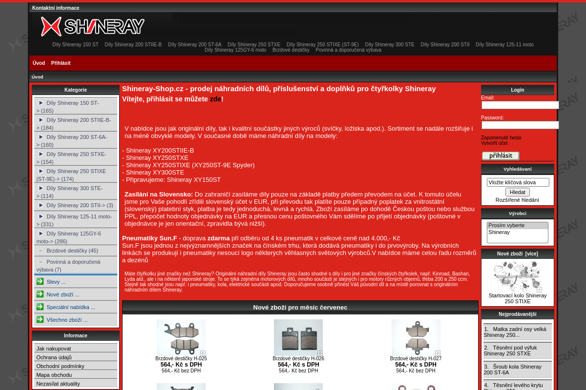 Shineray-shop.cz