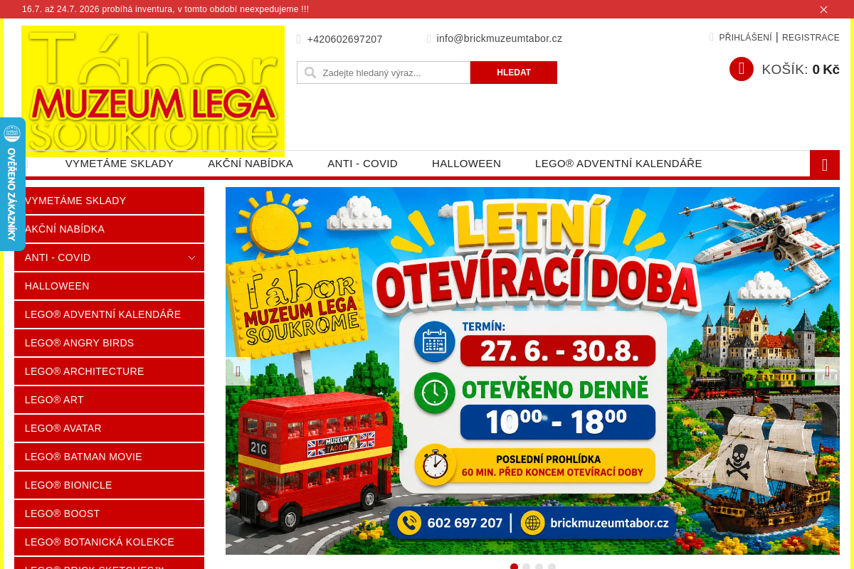 E-shop.muzeumlegatabor.cz
