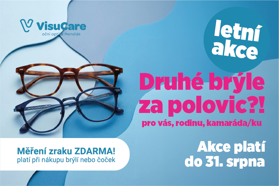 Druhé brýle za polovic?!