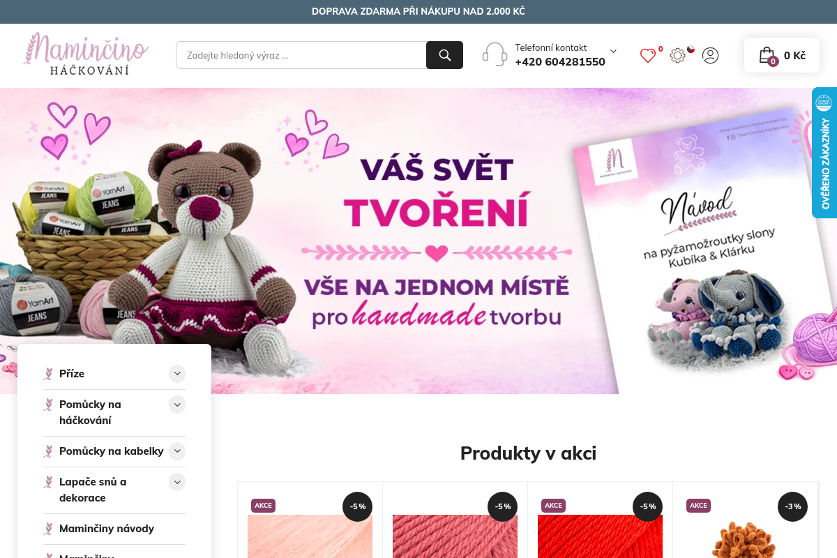 Maminčino Háčkování