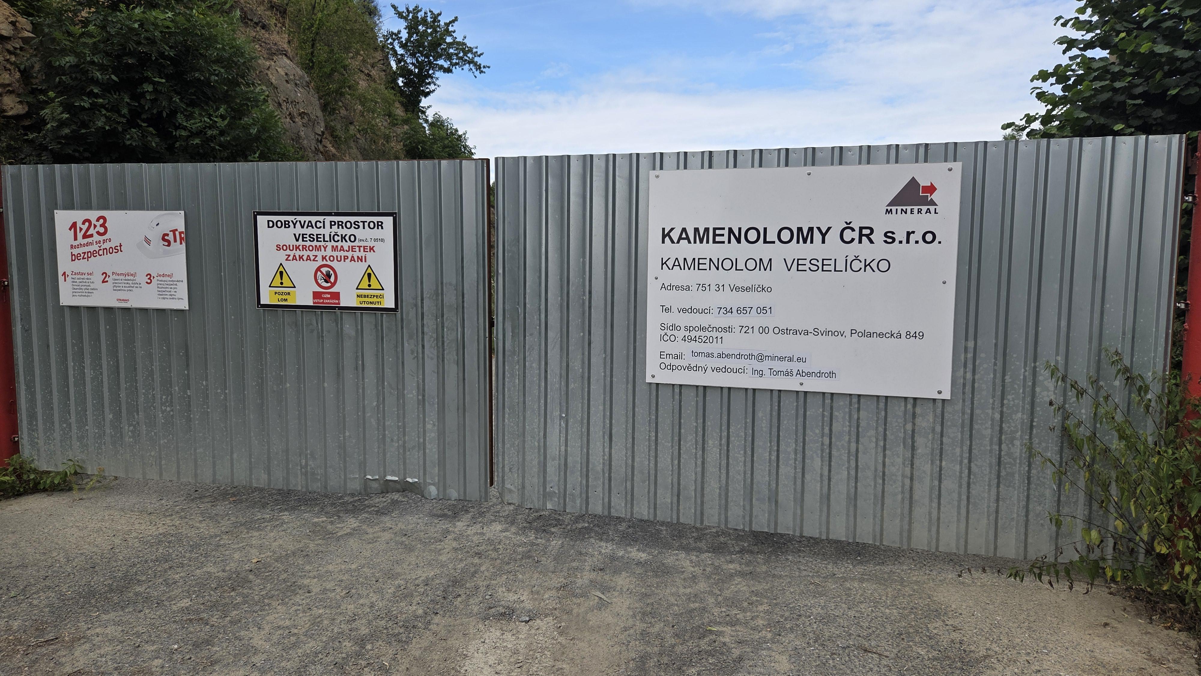 Kamenolom Veselíčko foto 1
