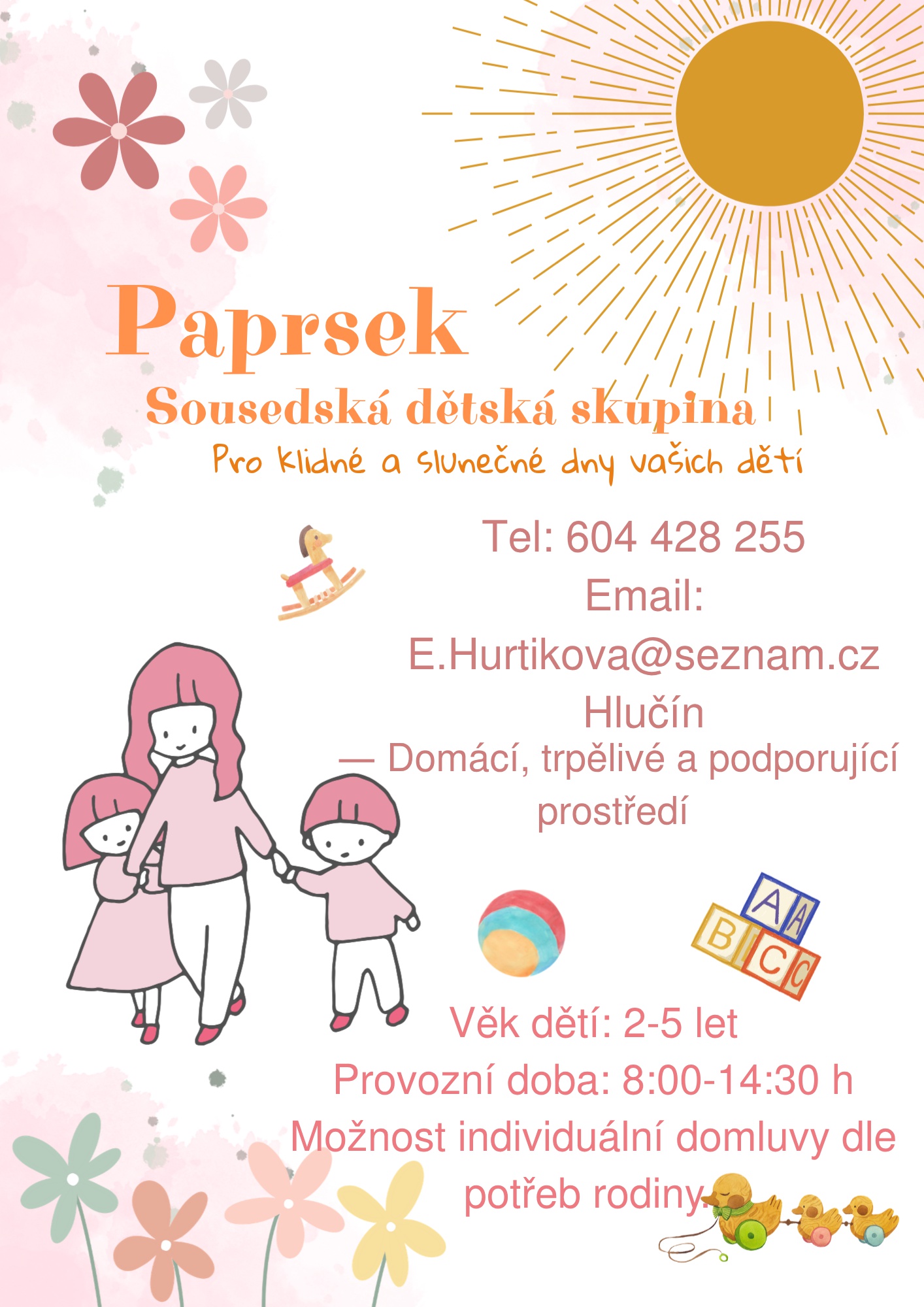 Sousedská dětská skupina Paprsek foto 2