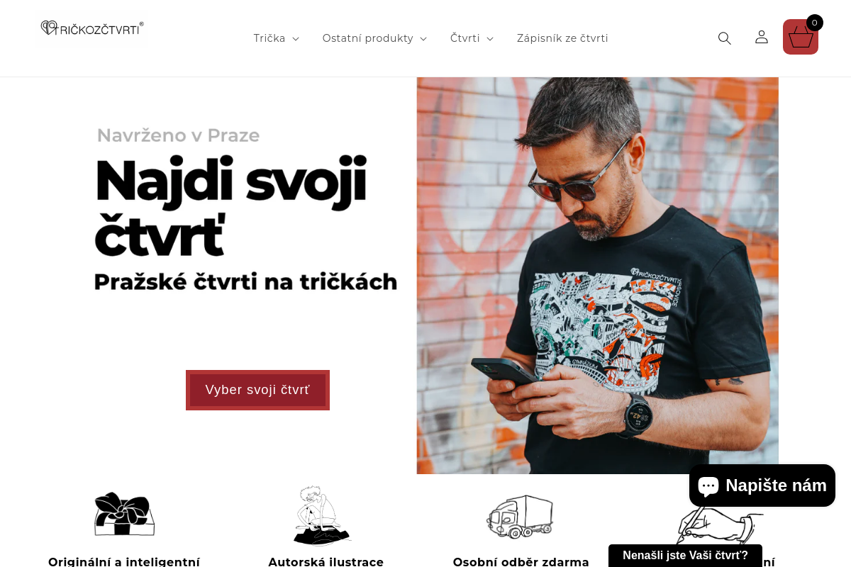 Tričko z čtvrti