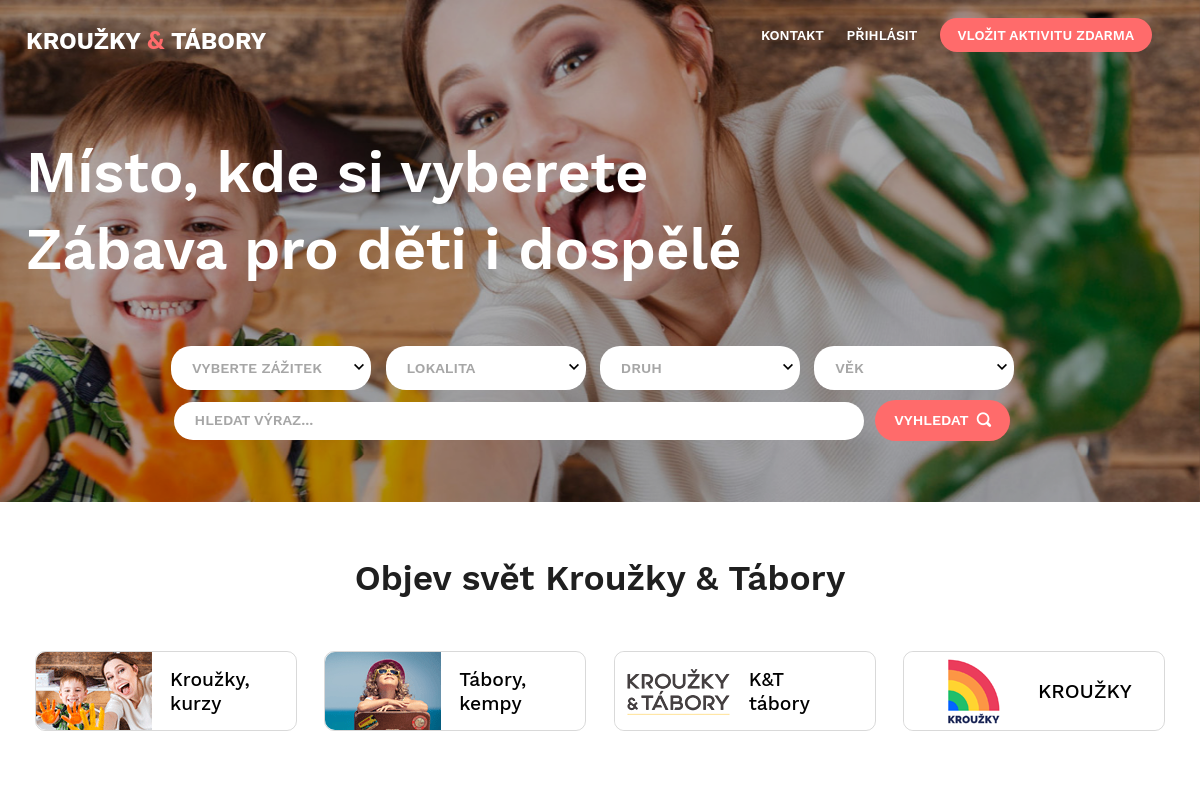 KROUŽKY & TÁBORY