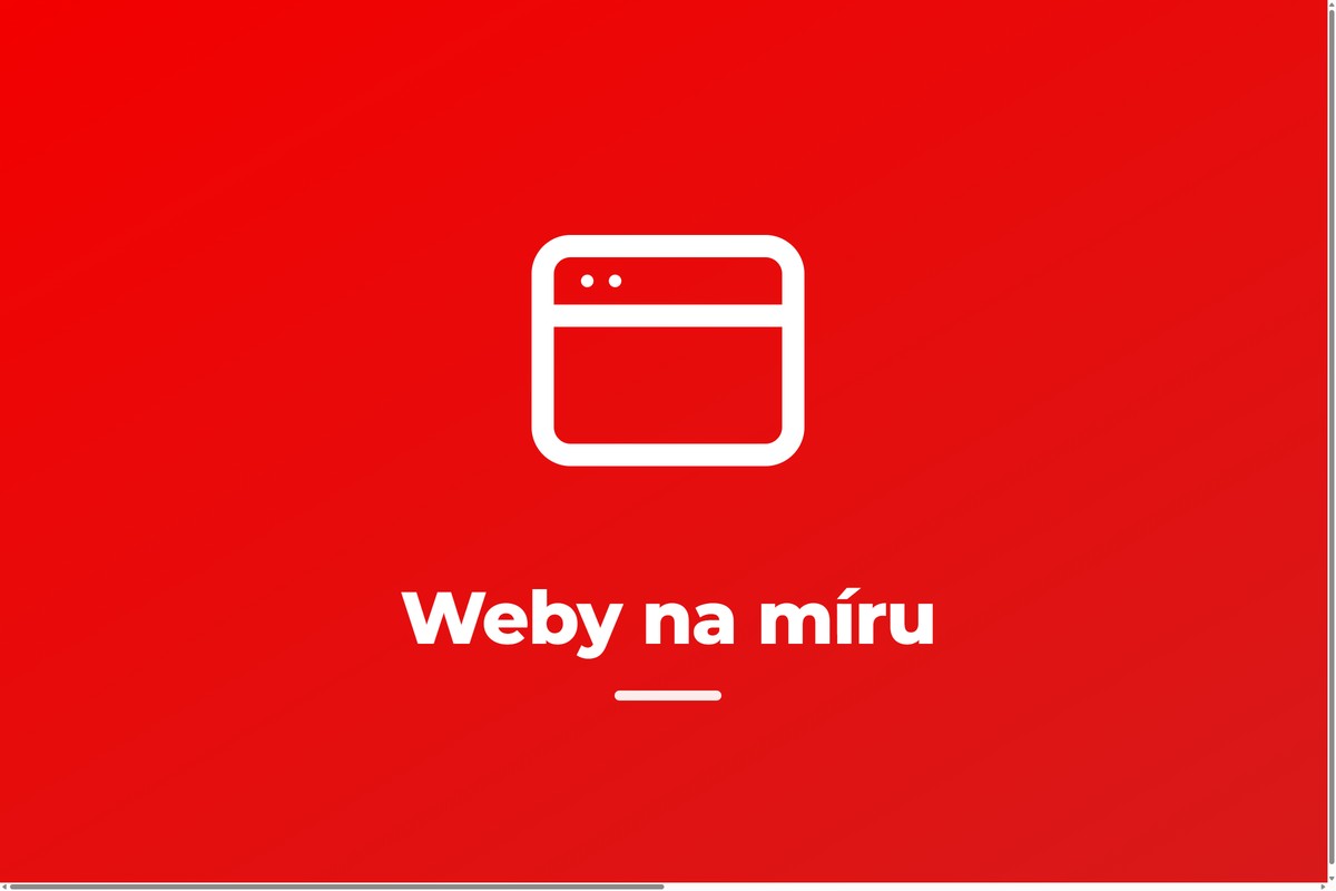 Web na míru – Start