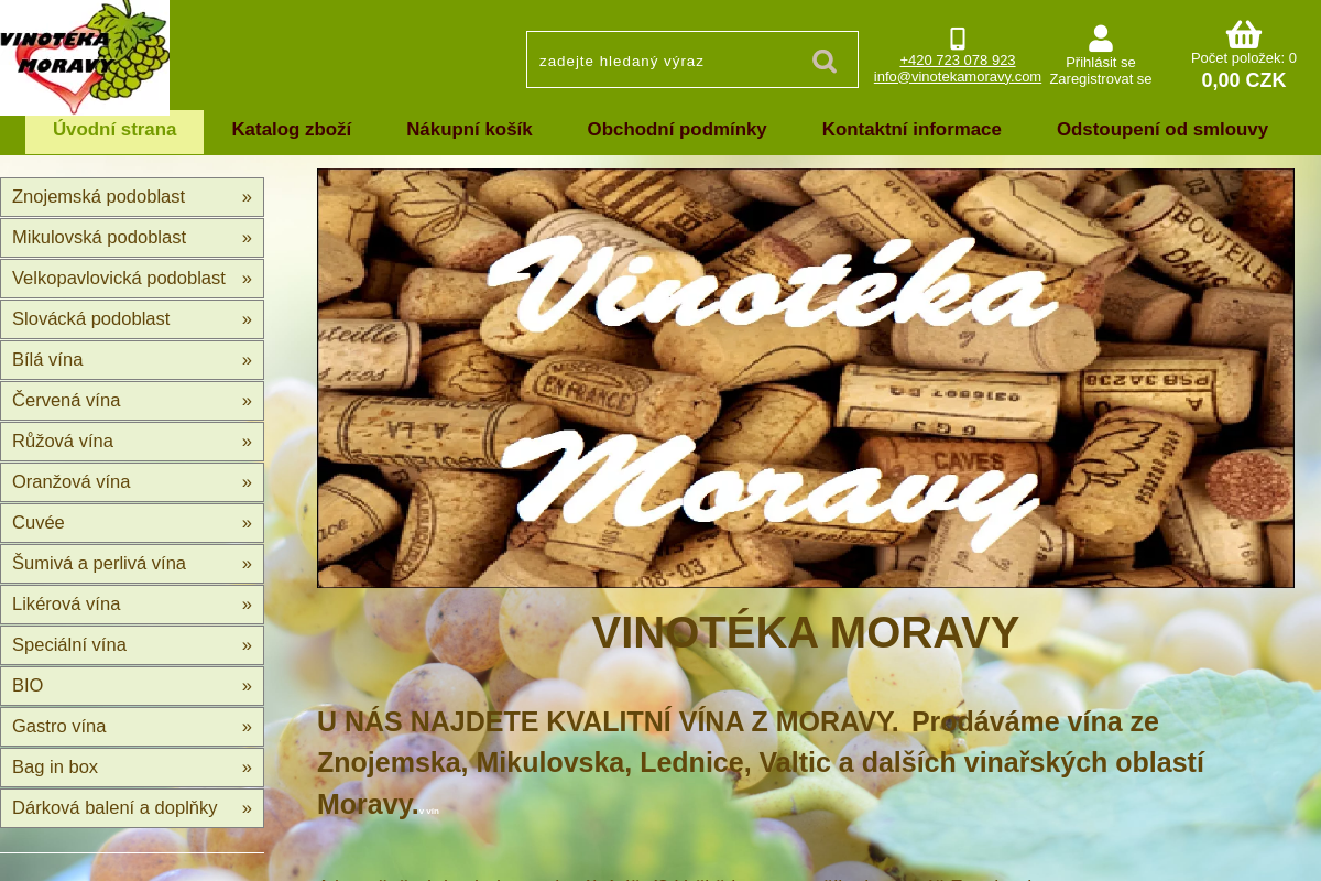 Vinotekamoravy.com