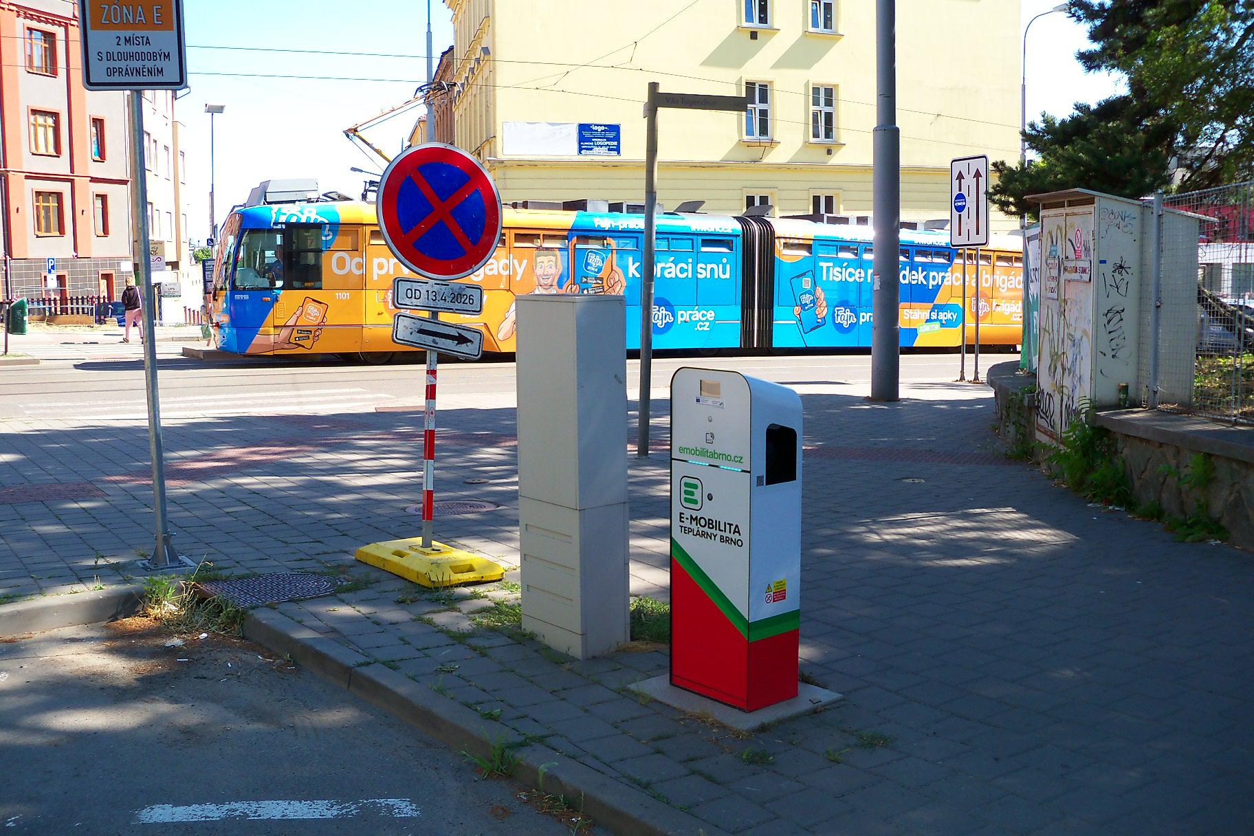 Teplárny Brno - nabíjecí stanice
