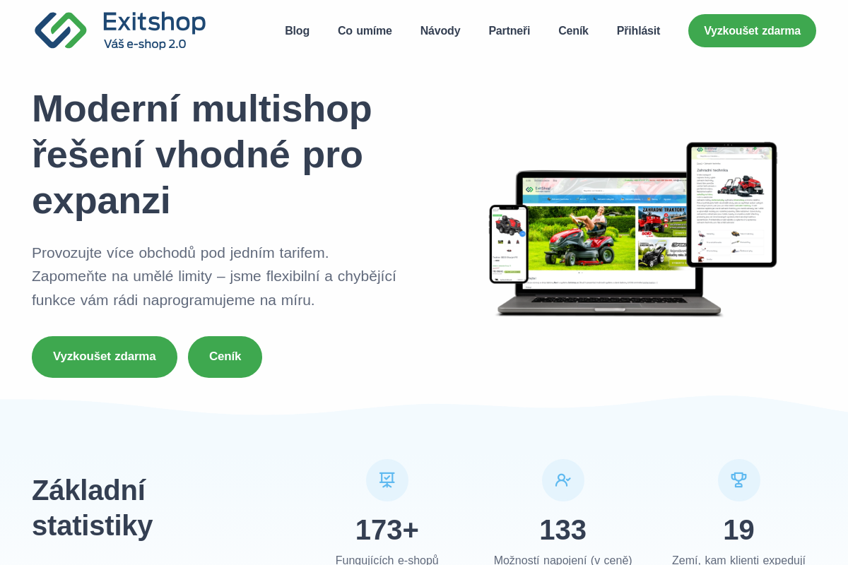 Exitshop - Váš e-shop 2.0