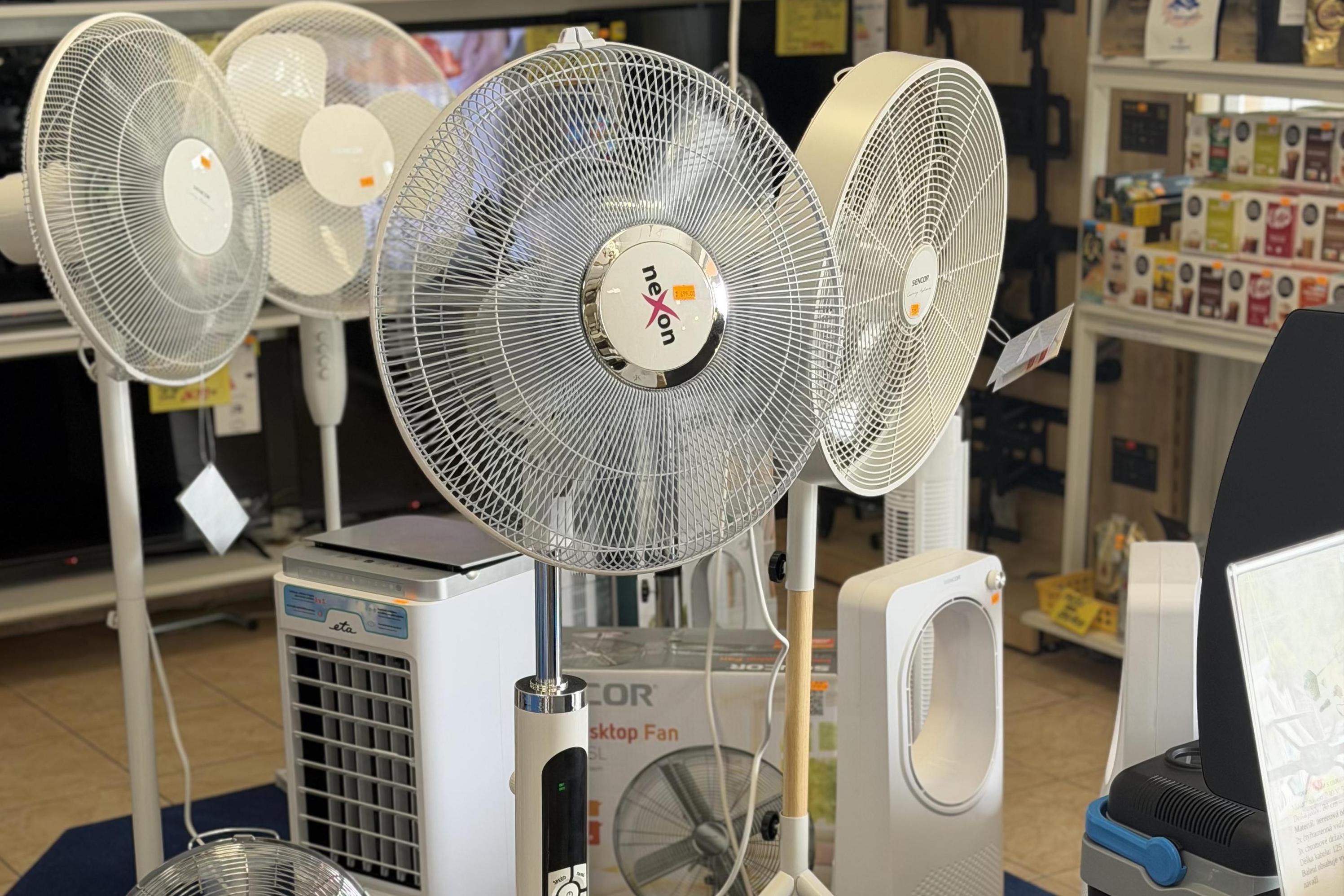 Ventilátory skladem