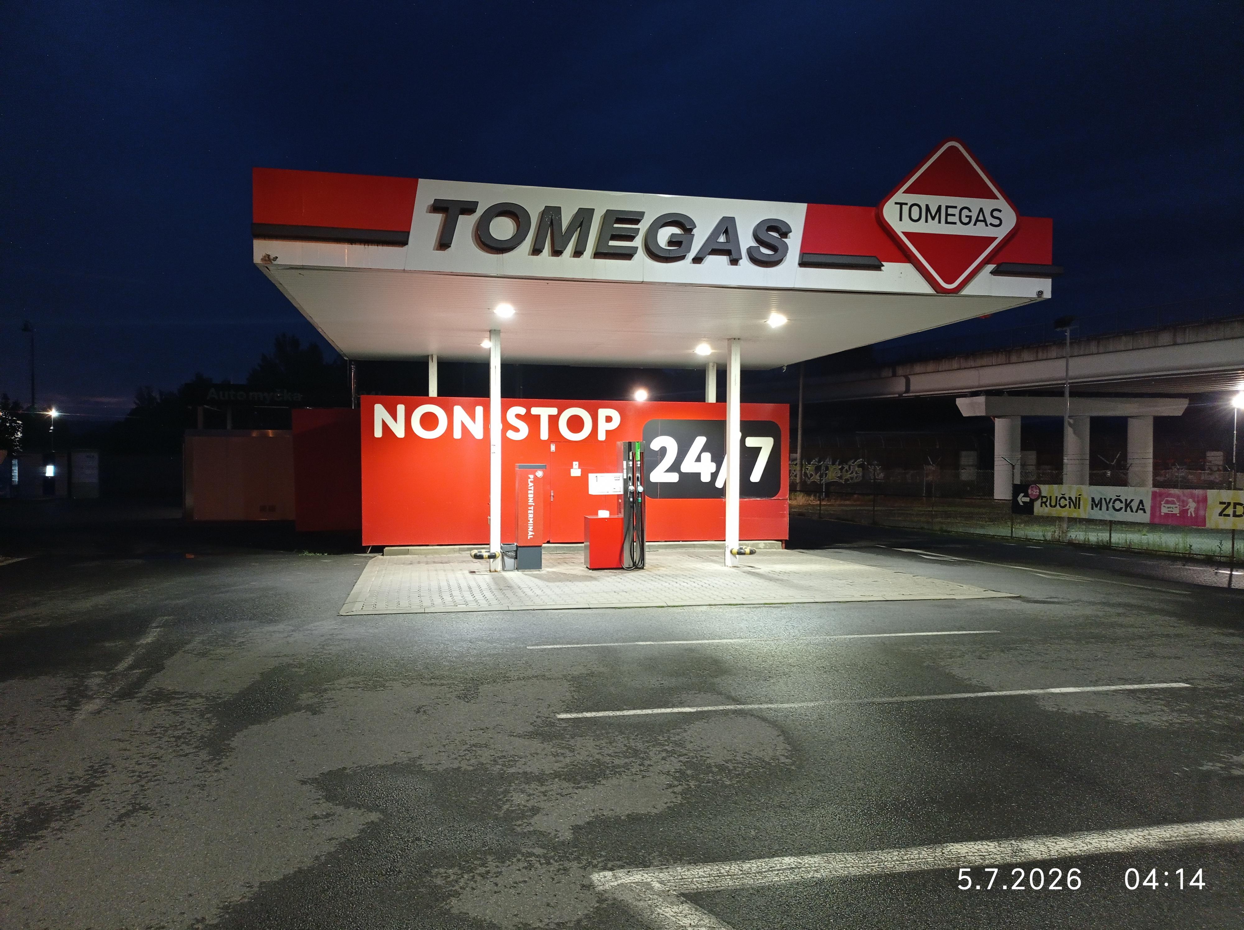 Čerpací stanice + LPG TOMEGAS
