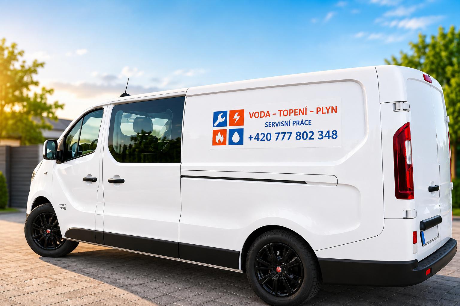 VTP – voda, topení, plyn – servisní práce