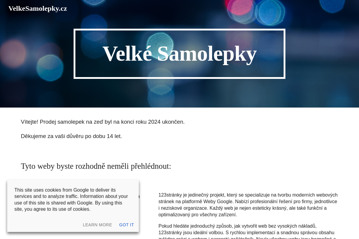 VelkéSamolepky.cz