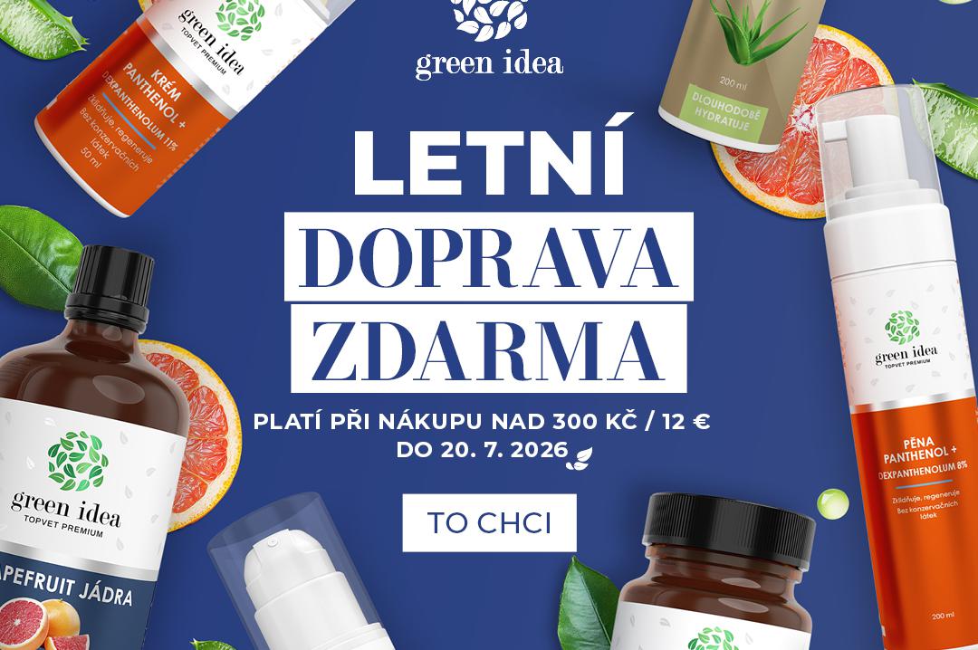 Letní DOPRAVA ZDARMA na e-shopu