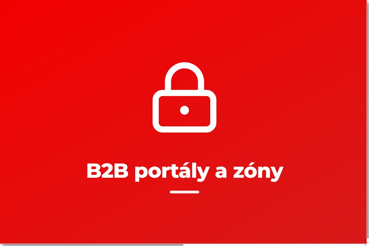 B2B portál a klientská zóna na míru