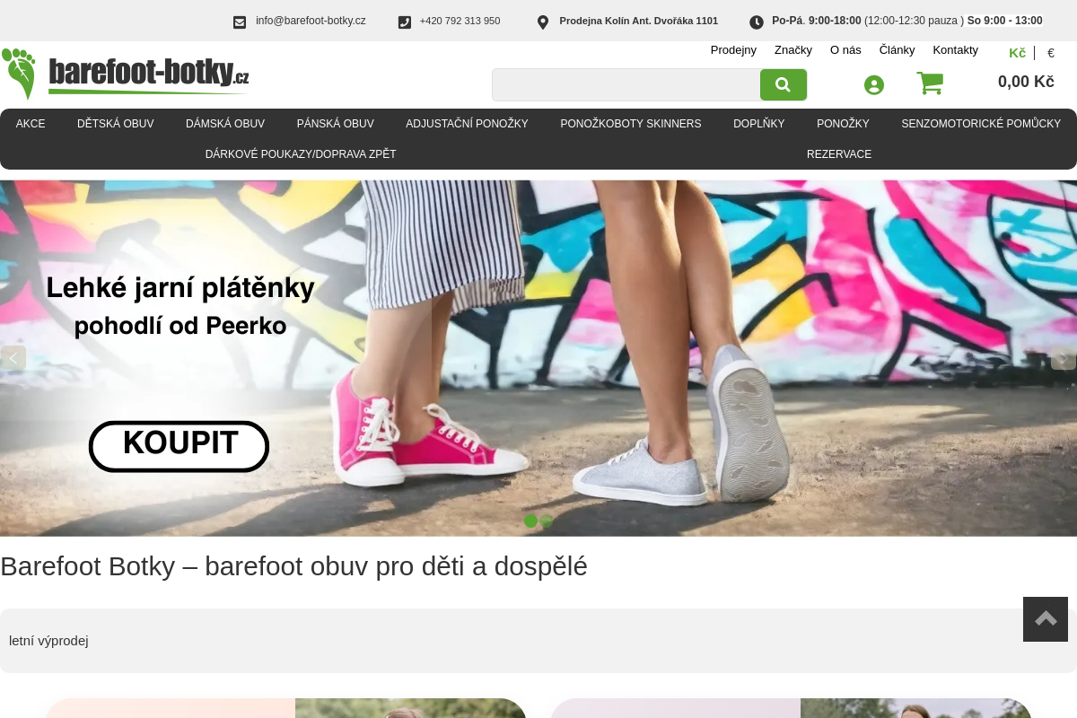 Barefoot botky