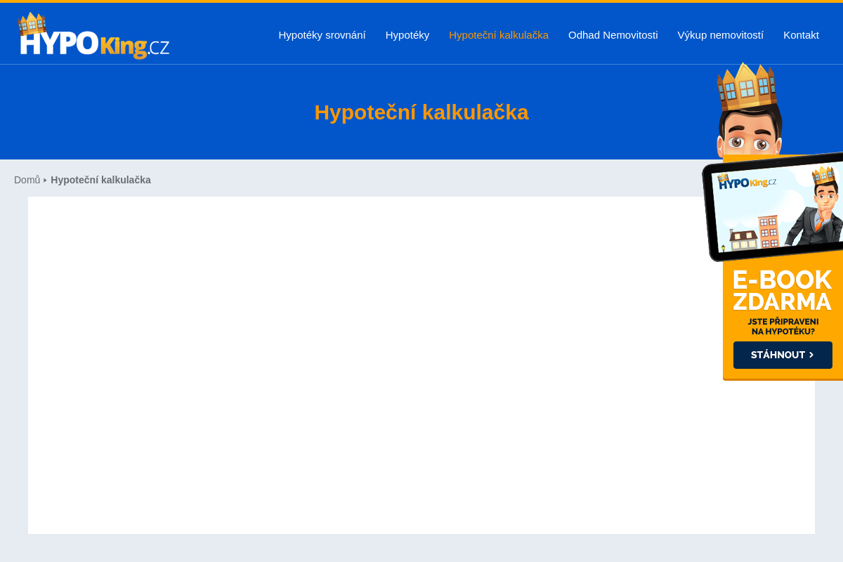 Hypoteční kalkulačka