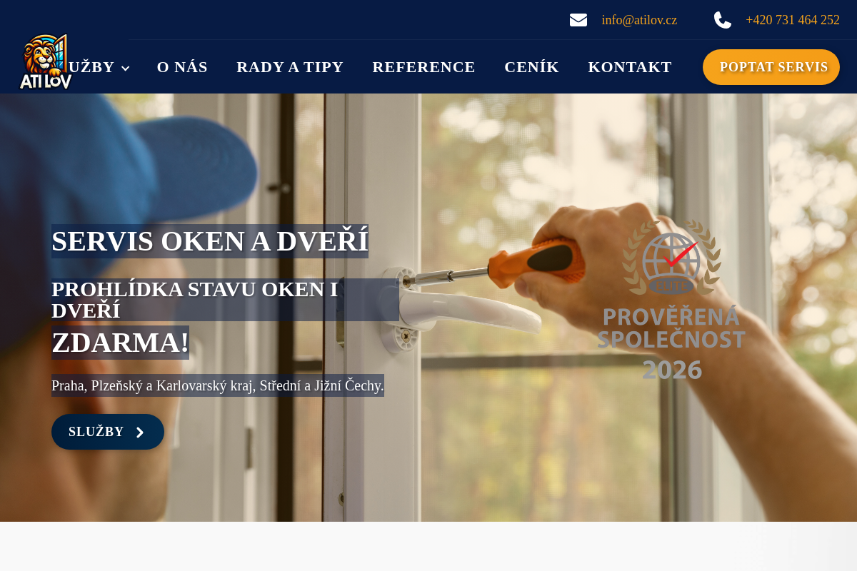 Atilov - Servis oken a dveří