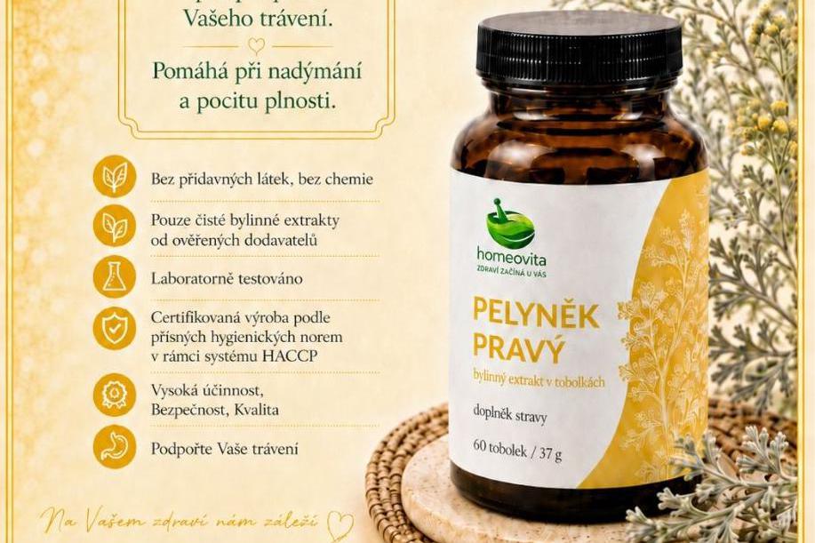 Pelyněk pravý 60 cps.