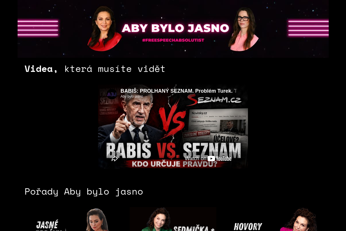 Aby bylo jasno